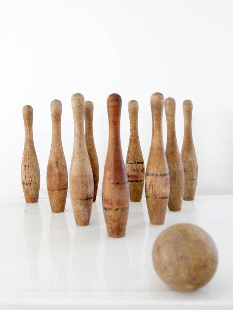 Antique/VTG Toy popular Bowling Pins