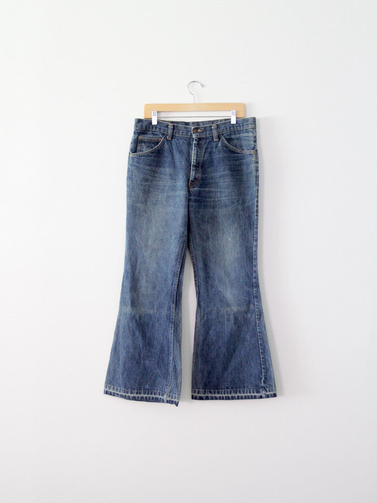 Skoleuddannelse kilometer Flad vintage 70s Farah jeans, 35 x 29 – 86 Vintage