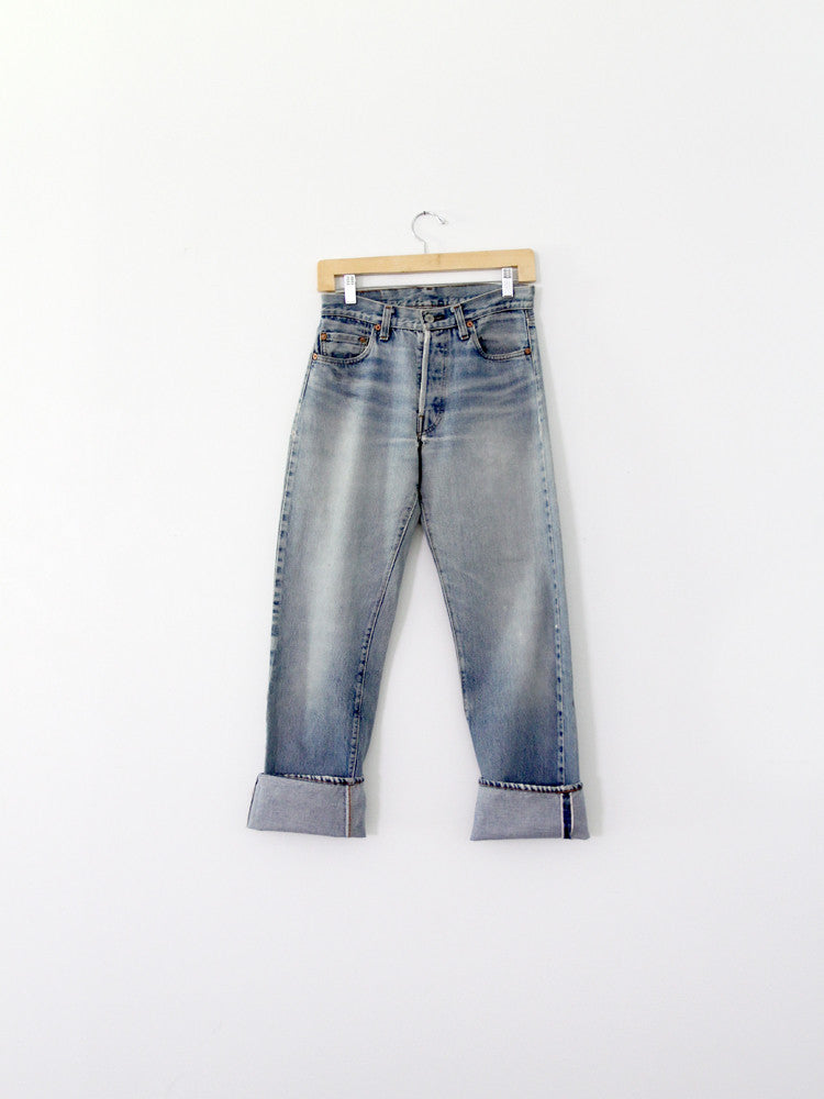 vintage Levis red line selvedge jeans, 28 x 31 – 86 Vintage