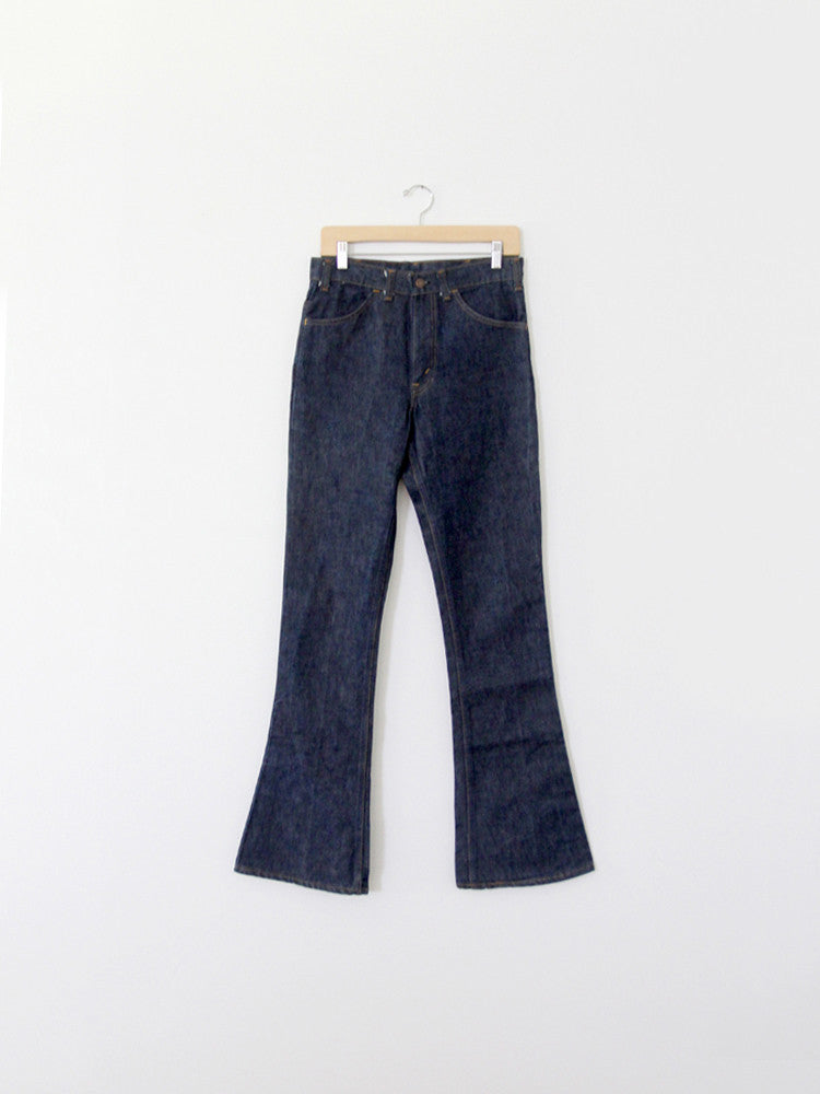 Vintage Levis 646 Denim Jeans / Waist 30 / vintage 70s flare