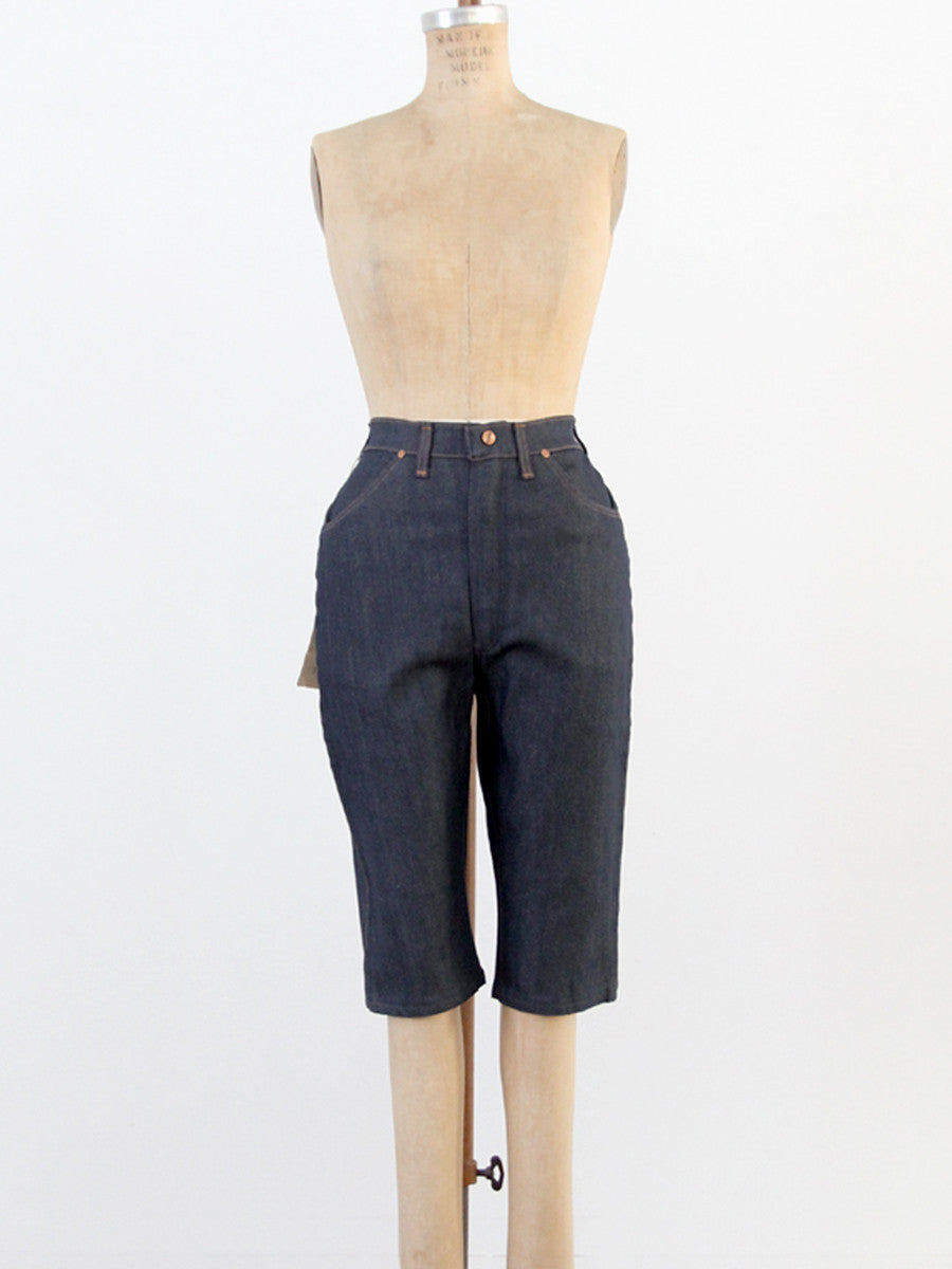 vintage 60s Maverick slim denim shorts waist 27 86 Vintage