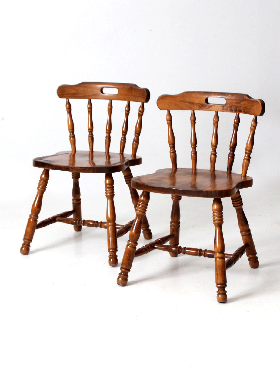 Antique wooden 2025 kitchen chairs