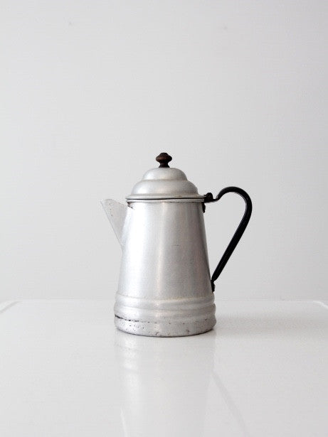 Pure Aluminum Great Northern MFG Co Coffee Pot Chicago, Vintage