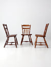 mid century Cushman Colonial dining chairs set 3