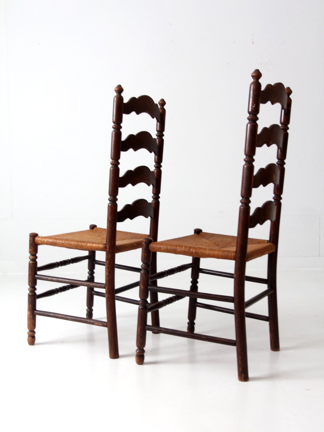 Rush seat dining online chairs