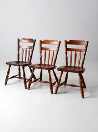 mid century Cushman Colonial dining chairs set 3