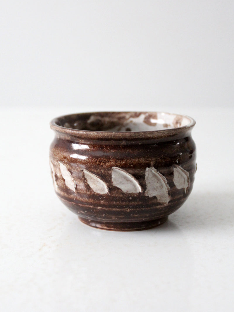 vintage studio pottery bowl