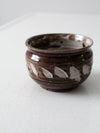 vintage studio pottery bowl