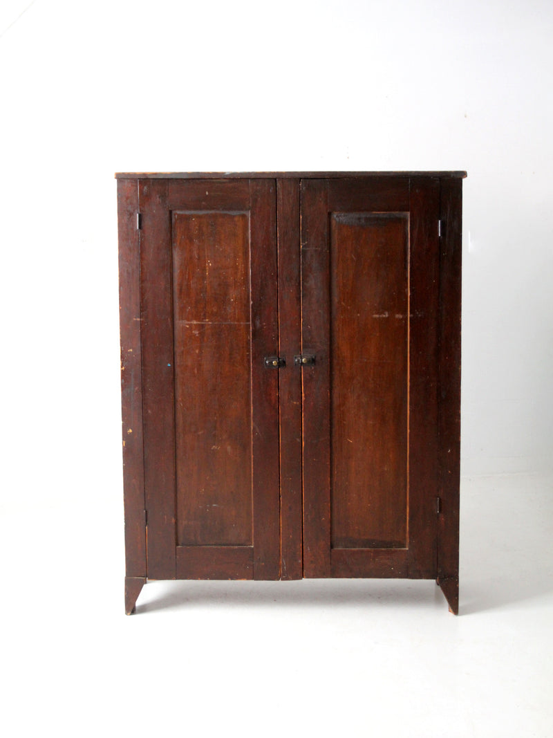 antique rustic cupboard