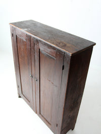 antique rustic cupboard