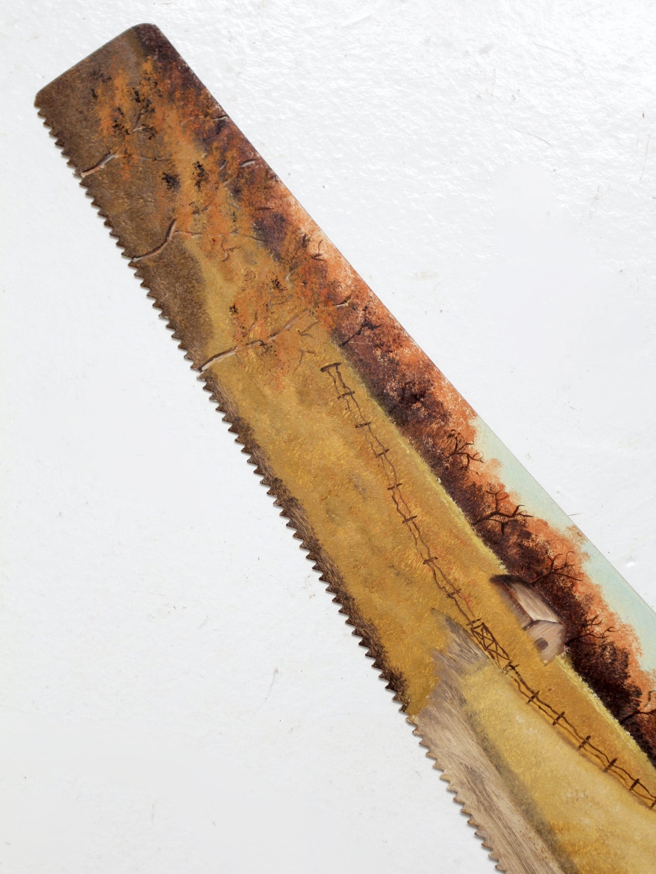 Painted crosscut saw store for sale