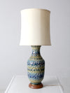 mid century ceramic table lamp