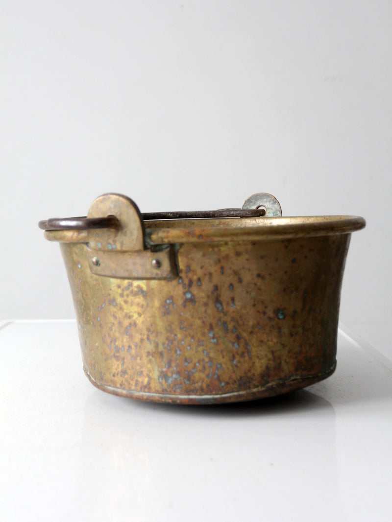 antique brass kettle