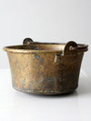 antique brass kettle