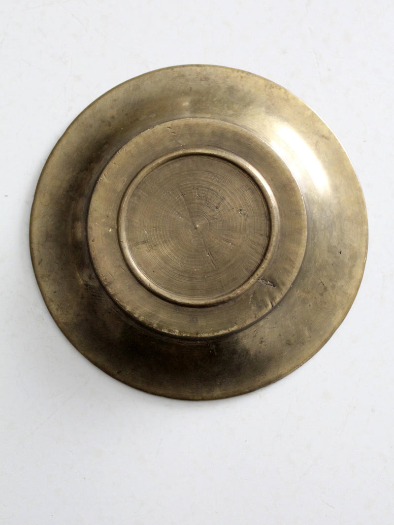 vintage brass bowl