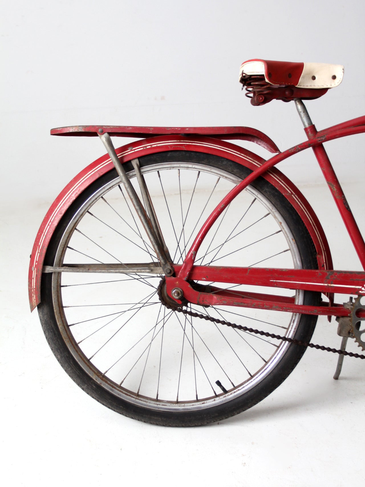 Red cheap vintage bicycle