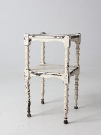 antique painted side table