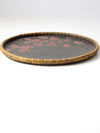 antique hand-painted winnowing basket