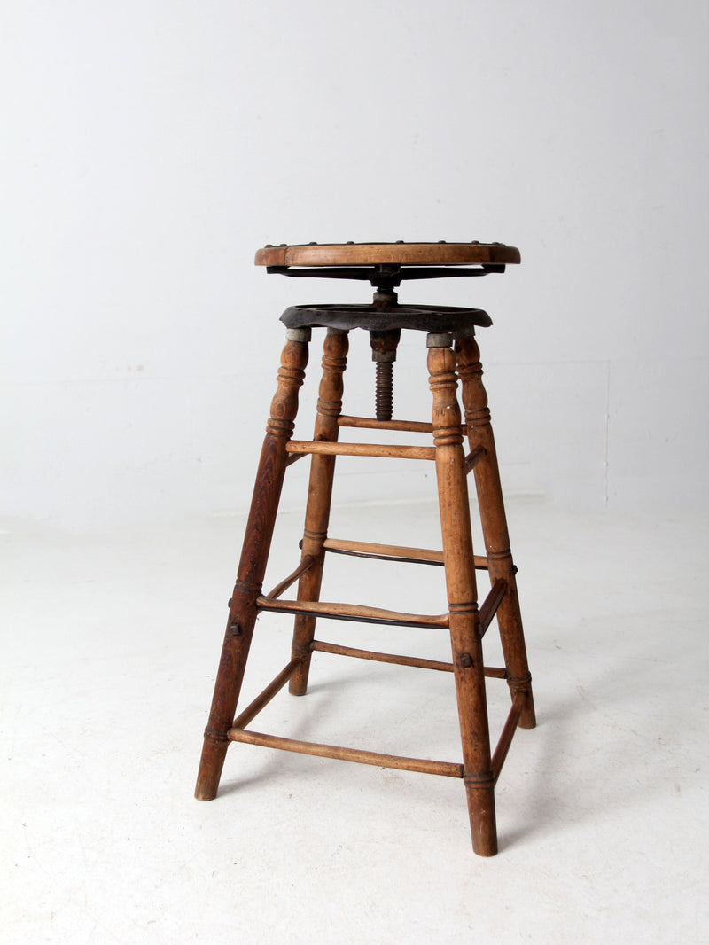 antique drafting stool