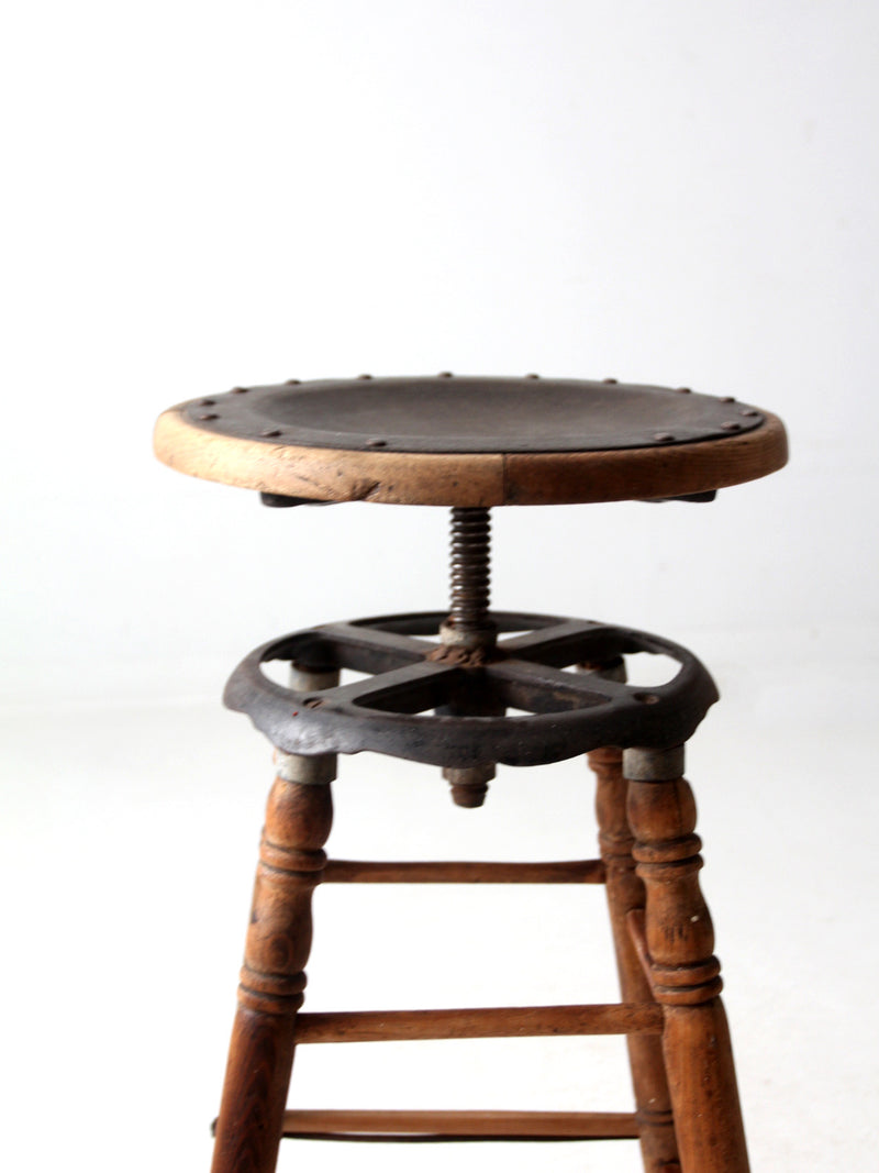 antique drafting stool