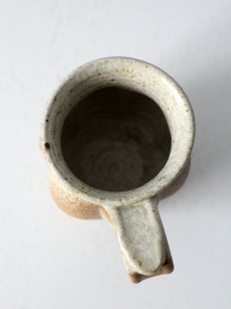 vintage studio pottery mug