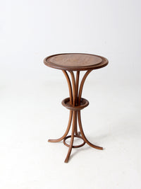 antique bentwood side table