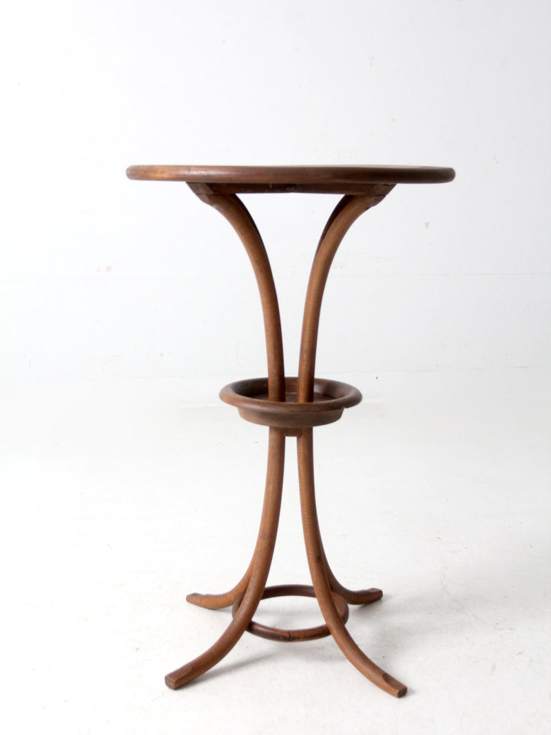 antique bentwood side table