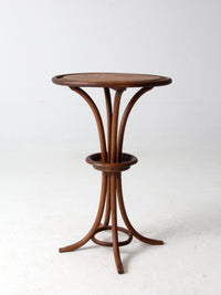 antique bentwood side table