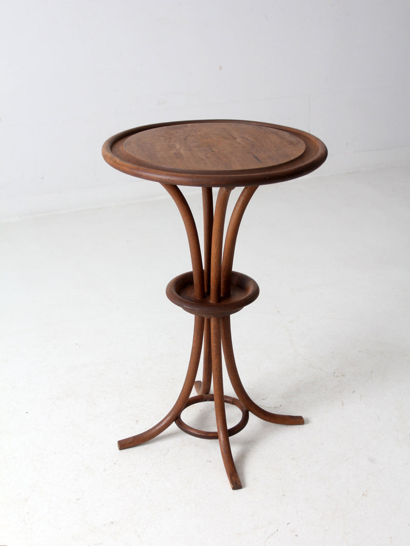 antique bentwood side table