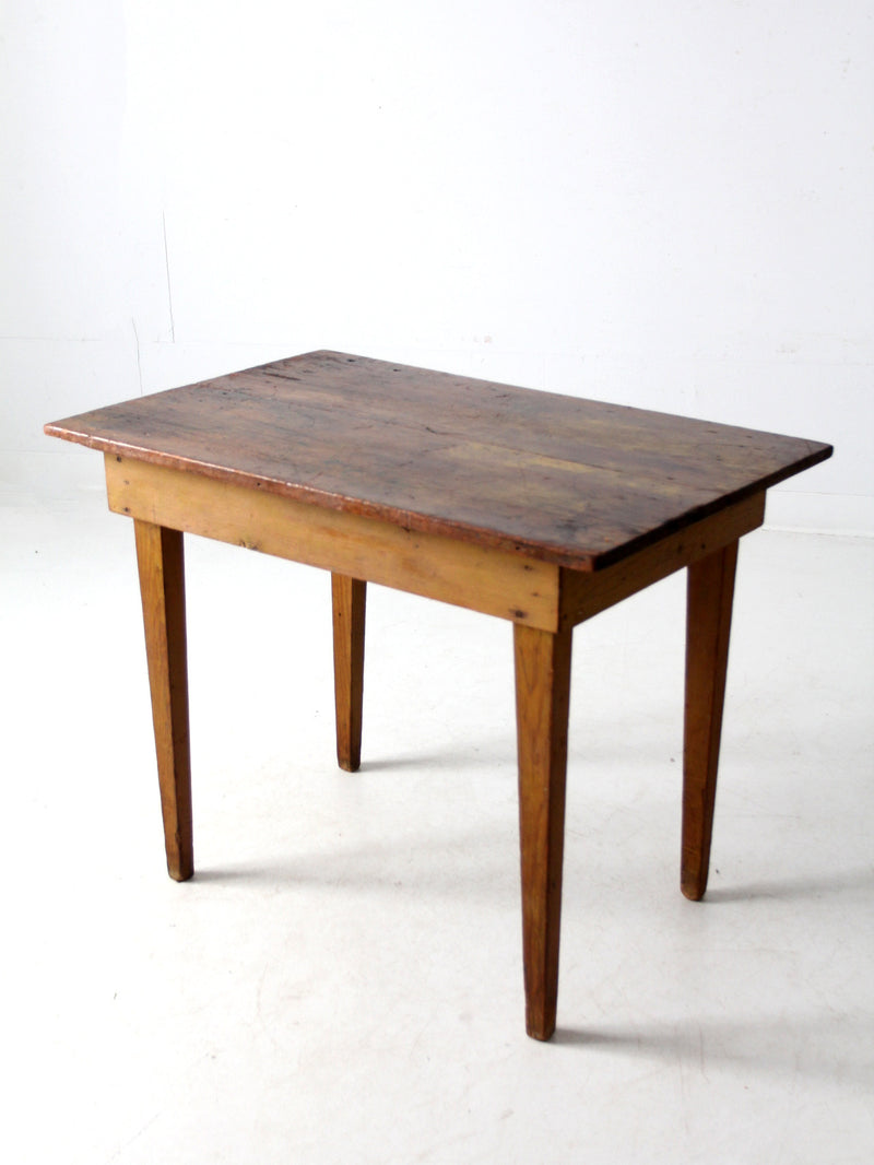 antique primitive table