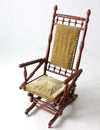 antique Victorian rocking chair