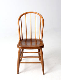 antique spindle back farmhouse chair