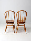 antique farmhouse bow back chairs pair