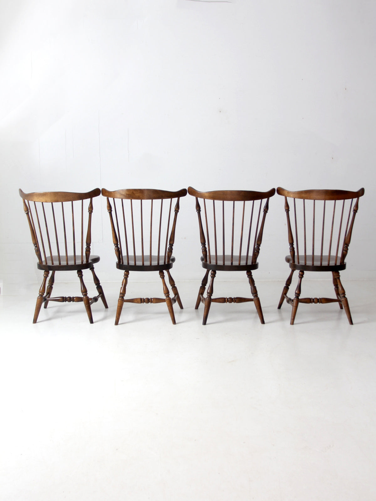 vintage Windsor dining chairs set of 4