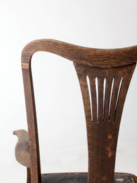 antique Victorian arm chair