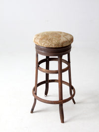 antique industrial stool