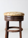 antique industrial stool