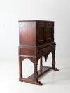 antique gothic style cabinet