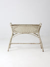 antique painted wicker planter