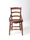 antique Victorian cane seat chair