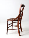 antique Victorian cane seat chair