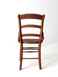 antique Victorian cane seat chair