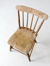 antique primitive farmhouse chair