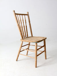 antique spindle back chair