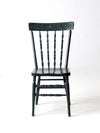 antique painted press back chair