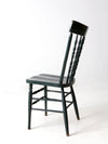 antique painted press back chair