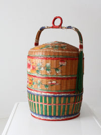 antique Chinese wedding basket