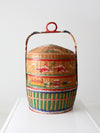 antique Chinese wedding basket