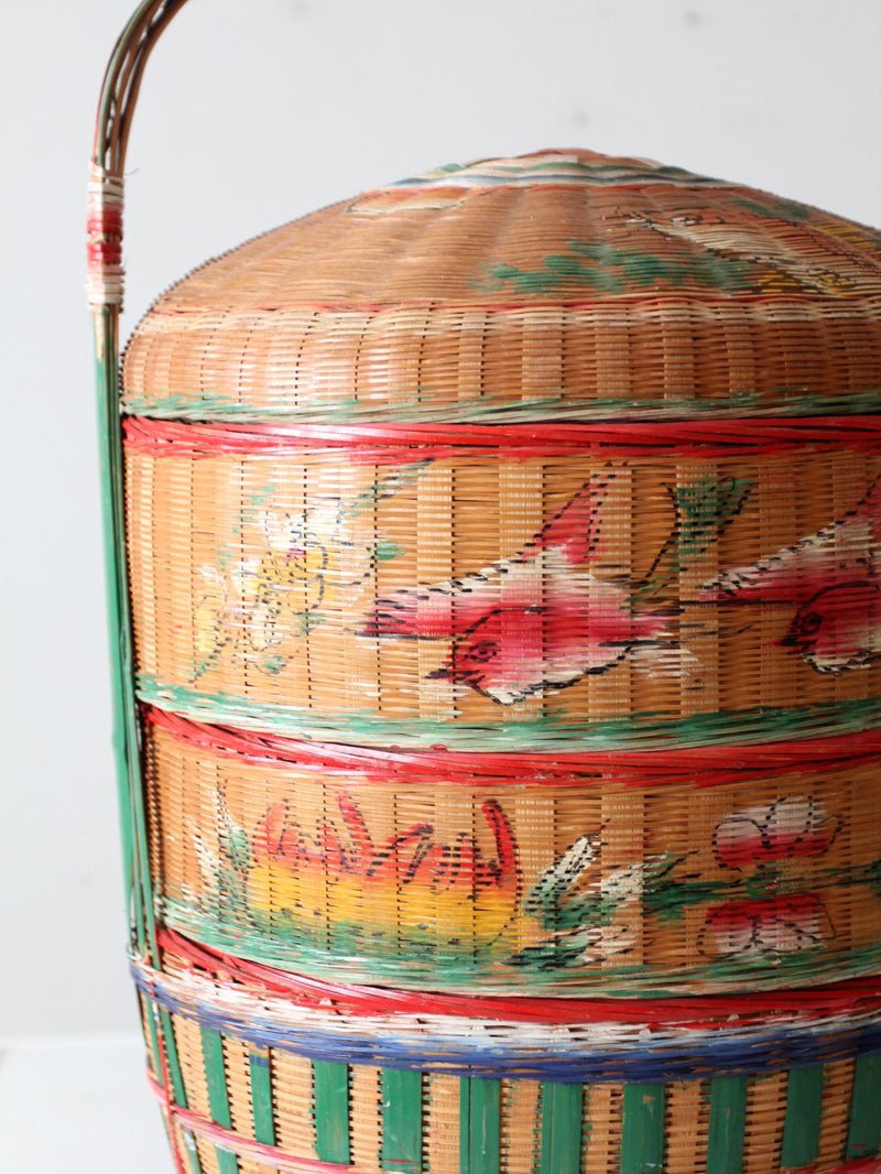 antique Chinese wedding basket