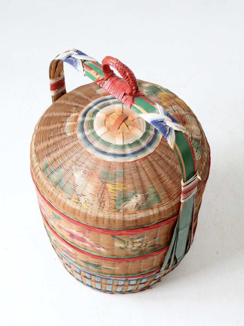 antique Chinese wedding basket